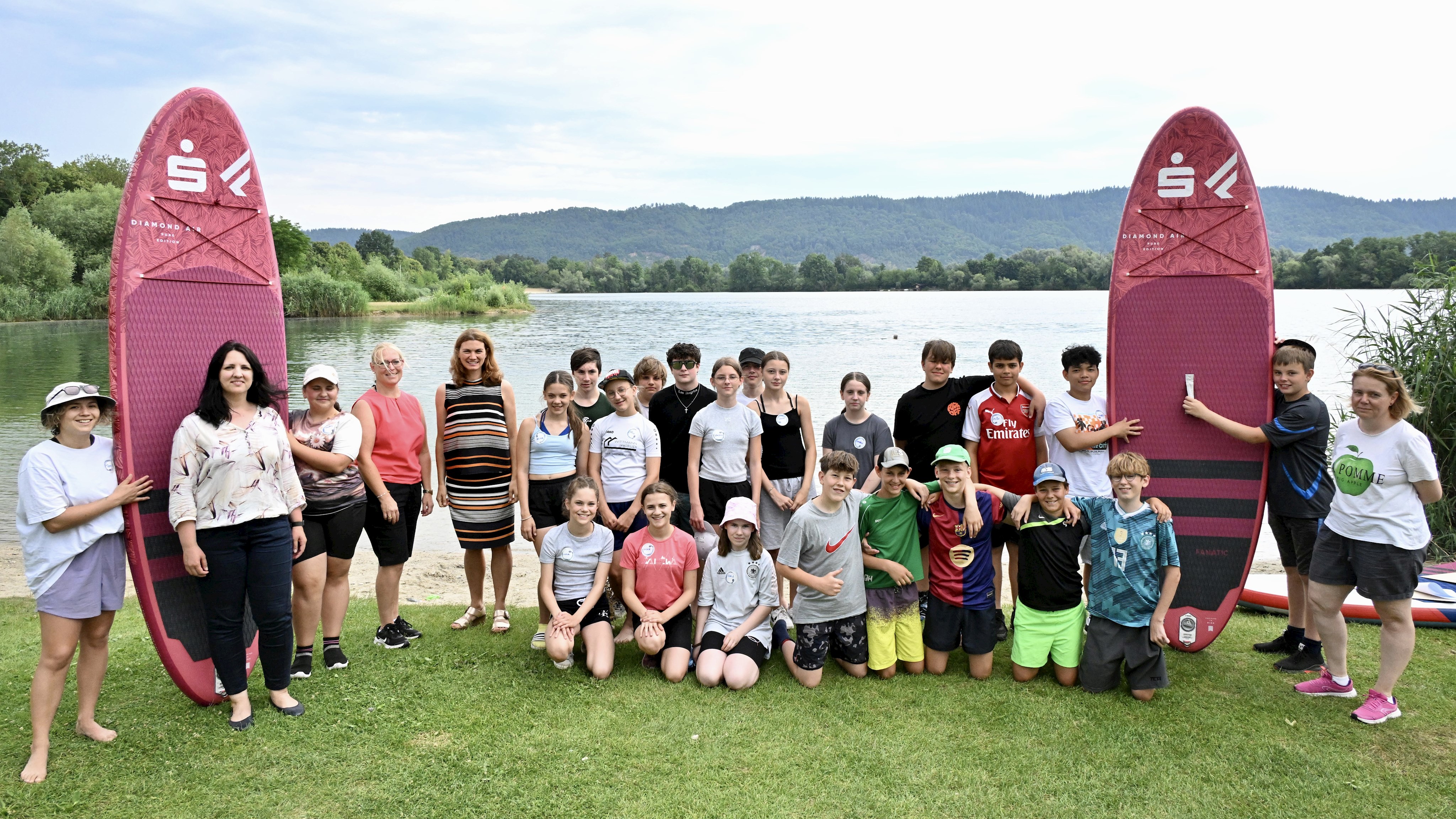 Am Sarchinger Weiher wurde Wasser zum Erlebnis